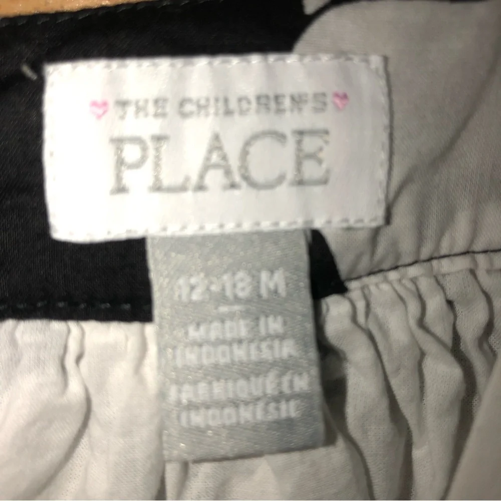 Black /white/pink Hawaiian print sundress size 12-18 Months The Children’s Place - Picture 8 of 10